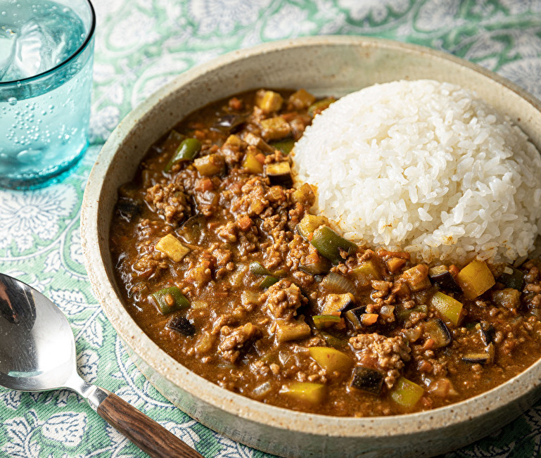 野菜たっぷりキーマカレー 